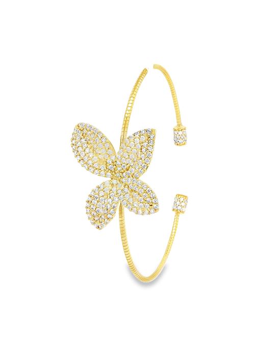 Dea gold crystal bracelet GOCCIAZZURRA JEWELS | BRDEAOROCRYSTAL